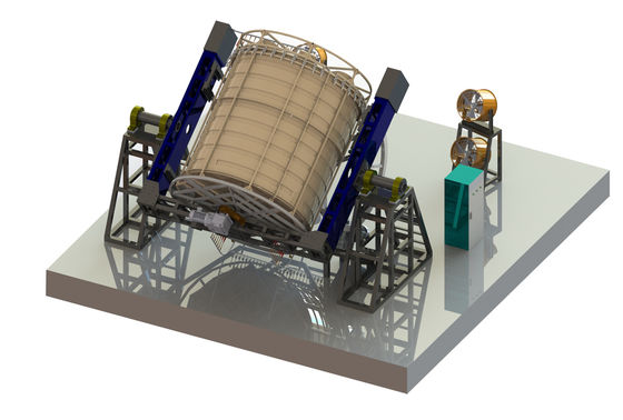 Σύστημα PLC Rock N Roll Rotomoulding Machine Υδάτινη ψύξη Πλήρως αυτόματη παραγωγή πλαστικών
