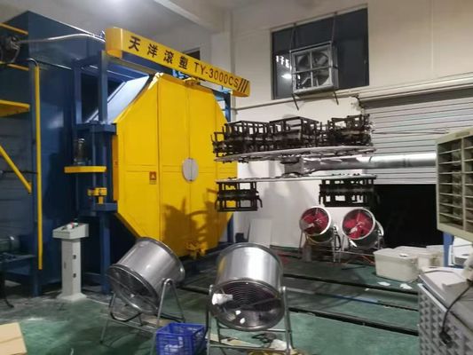 Μηχανή στροφής που θερμαίνεται με θερμό αέρα