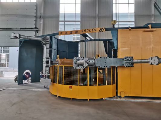 Γρήγορη μηχανή Roto Mold με τρεις βραχίονες