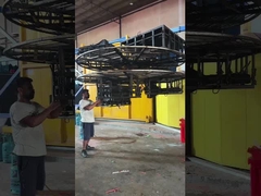 500-1000 λίτρα αυτόματη μηχανή χύτευσης ροτο με απελευθέρωση μούχλας με φυσήματα αέρα